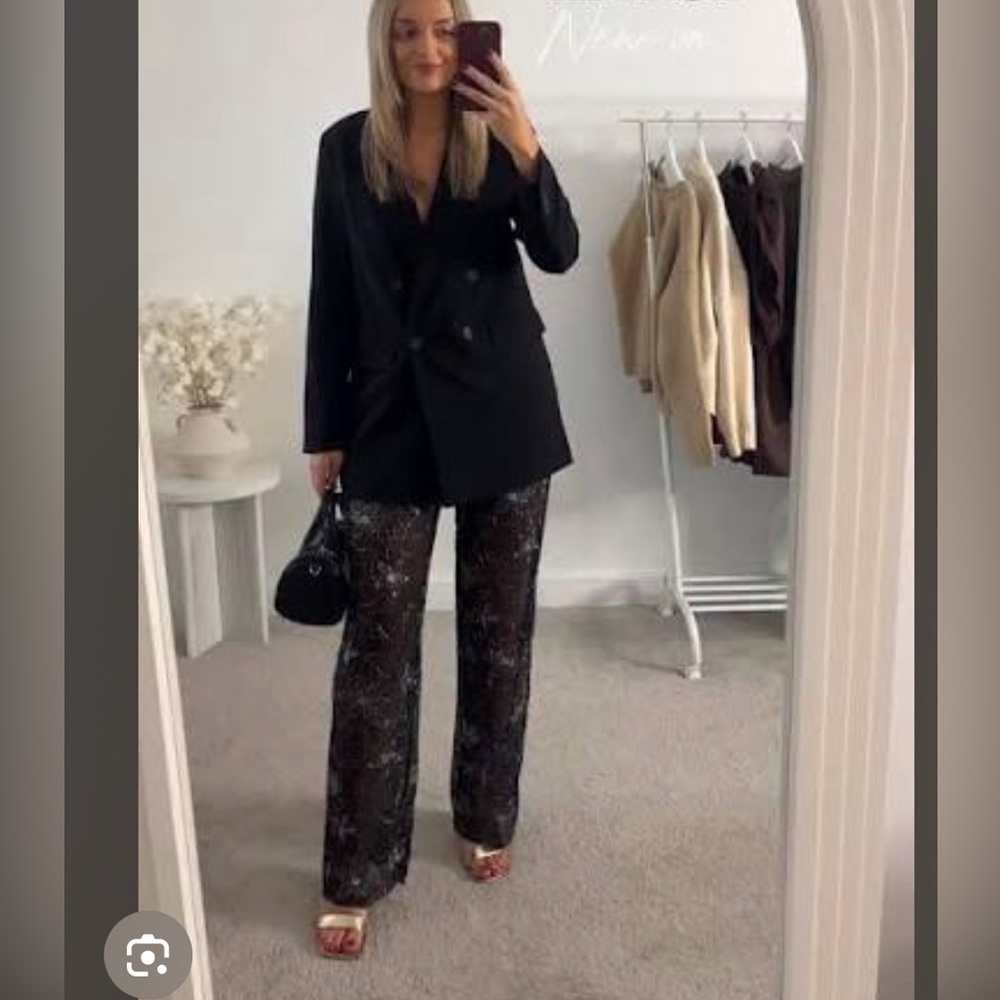 🔥🔥Zara  Sequin pants